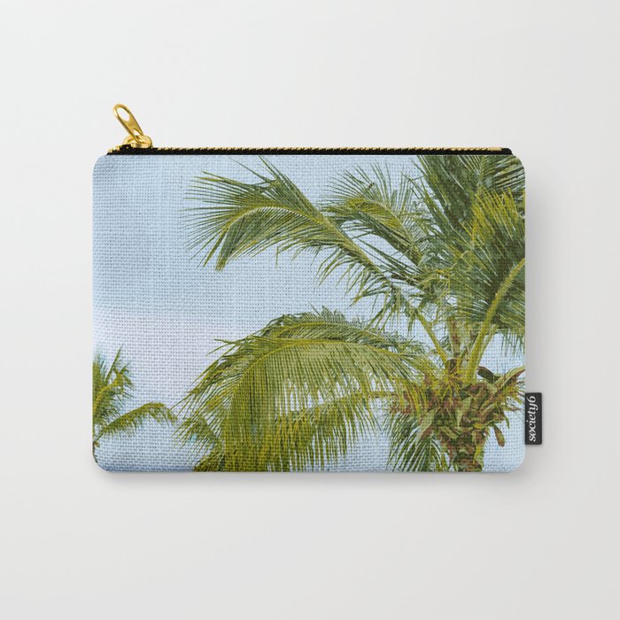 Tropical Palm Trees Carry-All Pouch