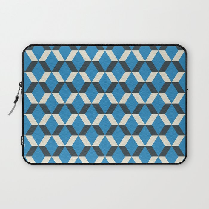 Shapes 23 in Blue Laptop Sleeve