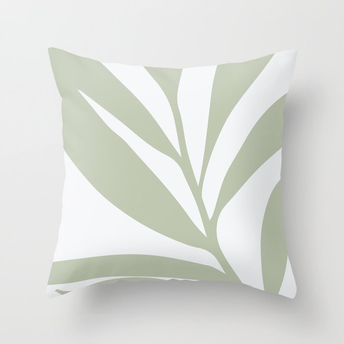 Boho green throw on sale pillow