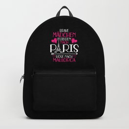 Paris France Travel Gift Idea Backpack