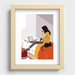 Bedroom Recessed Framed Print