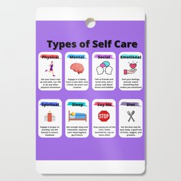 Types of Self Care Cutting Board