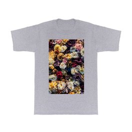Flower Wall // Full Color Floral Accent Background Jaw Dropping Decoration T Shirt