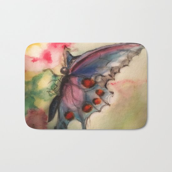 Butterfly Bath Mat