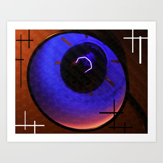 The Black Light Art Print