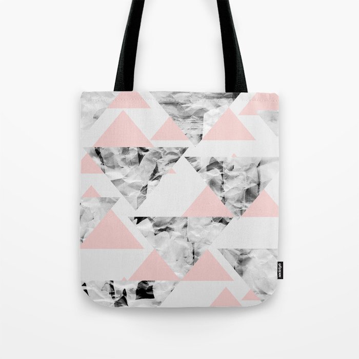 Pink Triangles Tote Bag