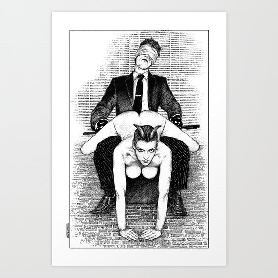 asc 642 - L'après-midi d'un faune (The perfomers III) Art Print