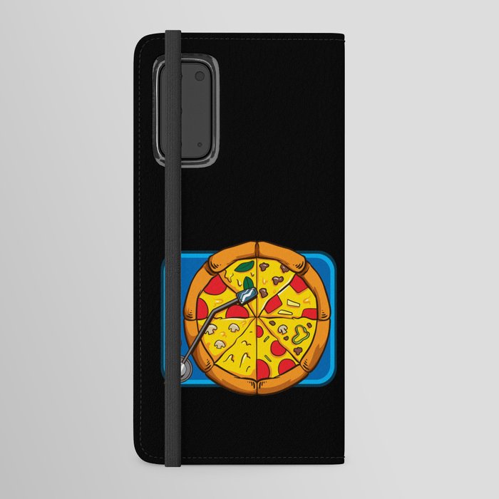 Vinyl Record Pizza Party Android Wallet Case