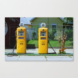 Route 66 - Illinois Gas Pumps 2006 Canvas Print