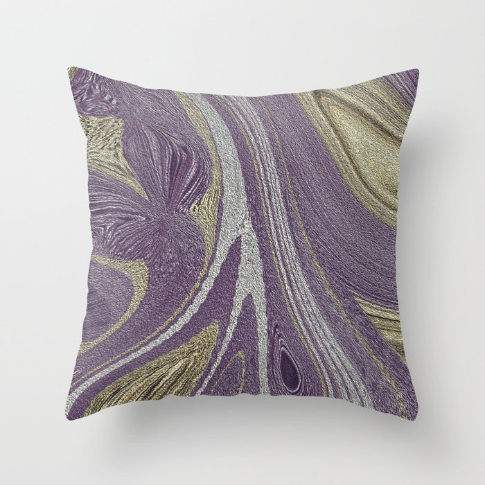 Eggplant color top throw pillows