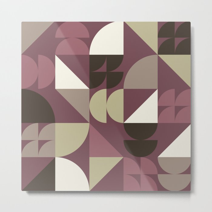 Geometrical modern classic shapes composition 22 Metal Print