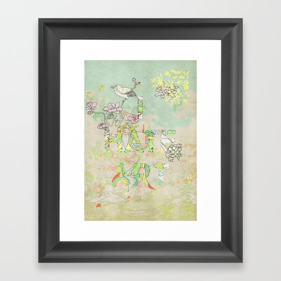 I HATE ART Framed Art Print