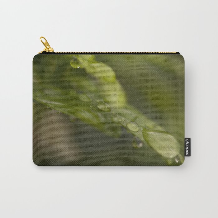 Morning Raindrops Carry-All Pouch
