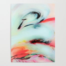Curvature2 Abstract Oil Painting Poster