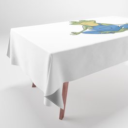 yoga frog Tablecloth