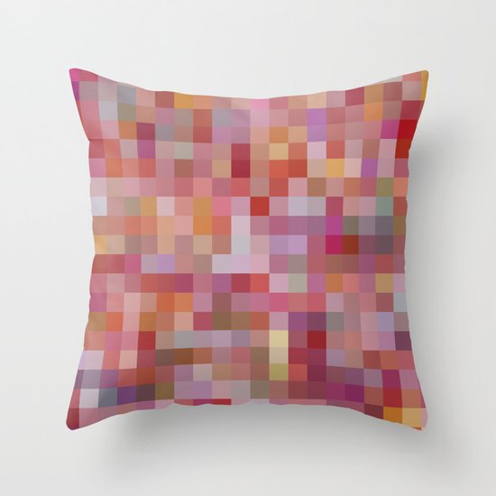 Raspberry Sorbet Throw Pillow