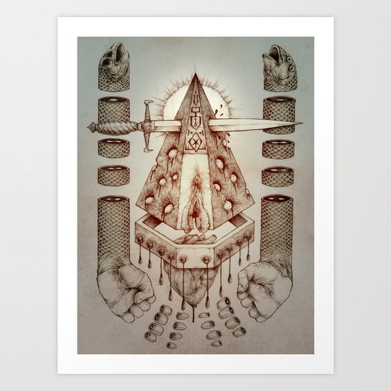 Vagamid - Lord of Fish Art Print