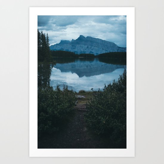 Two Jack Lake Art Print