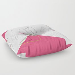 Chic Pink Floor Pillow