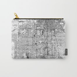 Salt Lake City White Map Carry-All Pouch | Abstract, Pattern, City, Map, Digital, Usa, Saltlake, Vector, Modern, Saltlakecity 