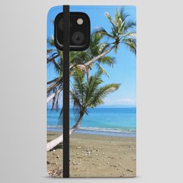costa rica beach iPhone Wallet Case