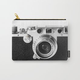 Old Camera Carry-All Pouch | Black and White, Vintage, Photo 