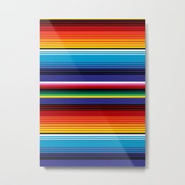 The Mexican Stripes Metal Print | Pattern, Graphicdesign, Mexican, Stripes, Graphic Design, Mexico 