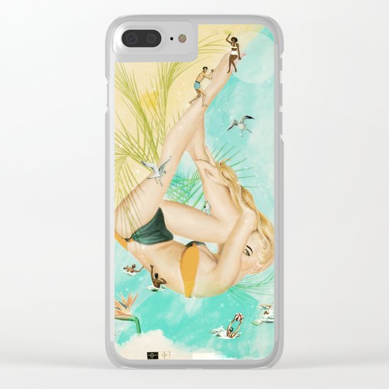 Beach Party Clear iPhone Case