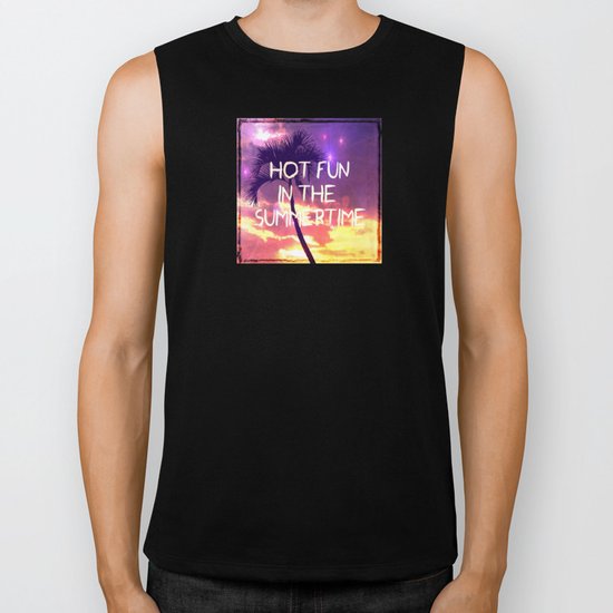hot fun in the summertime Biker Tank