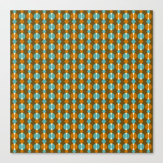 Retro Eight Canvas Print