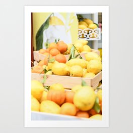 Amalfi Lemons & Oranges #1 #travel #wall #art #society6 Art Print