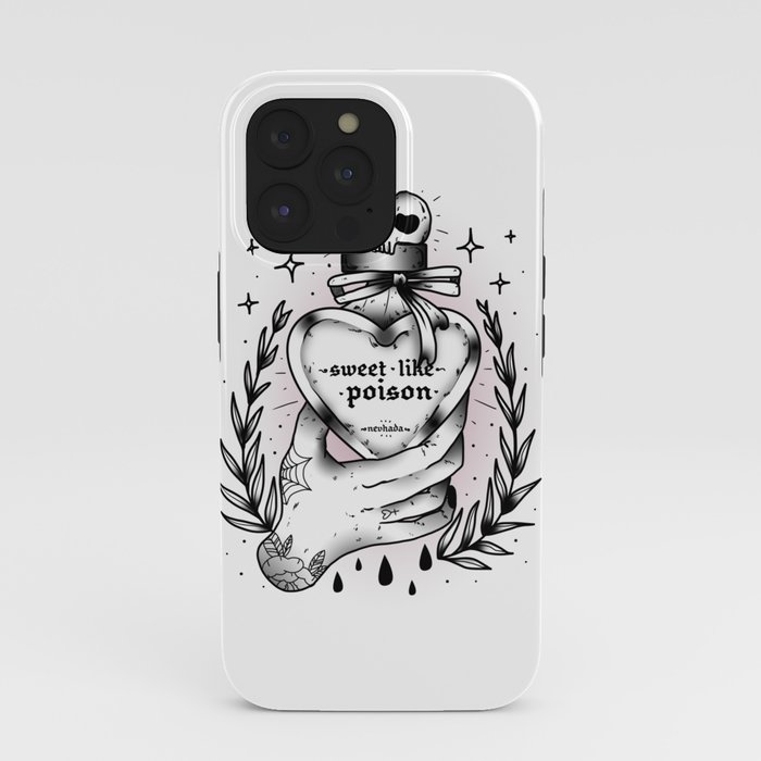 Goth Charms iPhone Case by chiara LB art