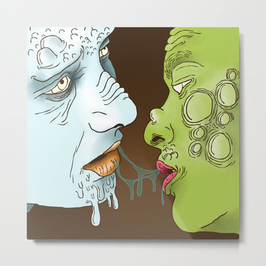Infection Metal Print