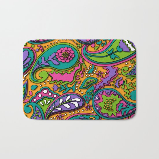 Paisley Bath Mat