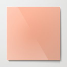 Persimmon Pink-Orange Metal Print