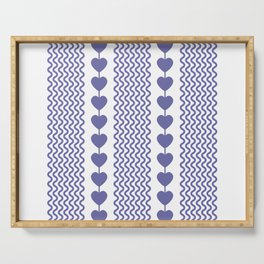 Very Peri Heart Strings Serving Tray