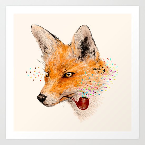 Fox VI Art Print