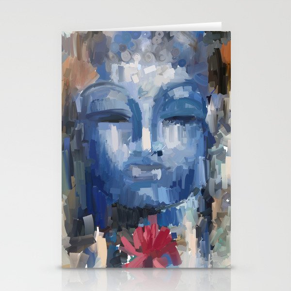 Lord Buddha anstarct painting Stationery Cards