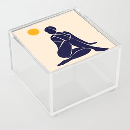 Lady sunbathing - Matisse Cut-outs 1. Black Acrylic Box