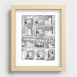first haunting Recessed Framed Print