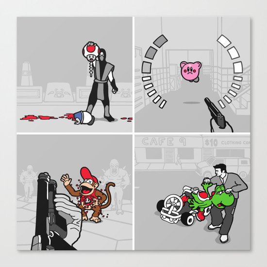 Good Guys In Bad Games Canvas Print
