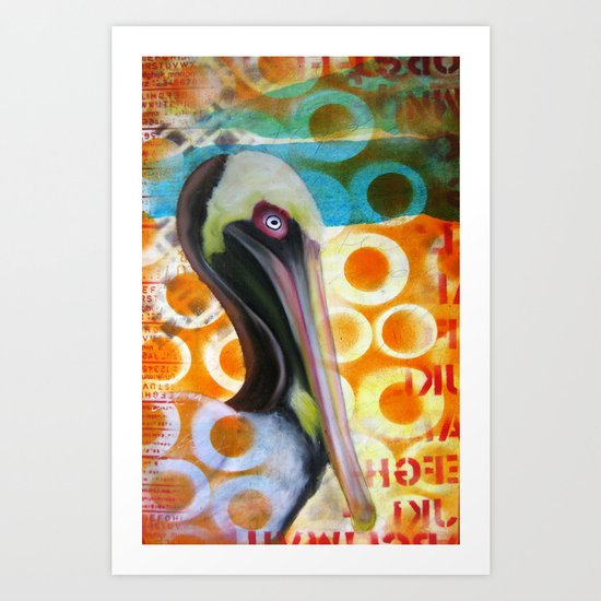Thinking Art Print