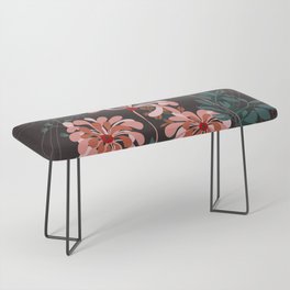 Alfons Mucha would love this flowers – taupe Bench