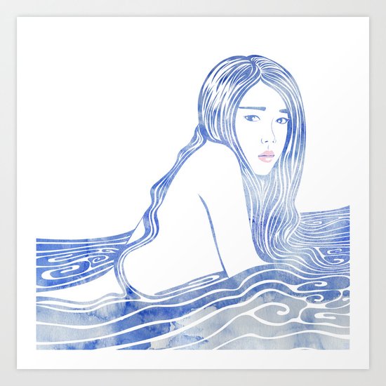 Water Nymph LXXVI Art Print