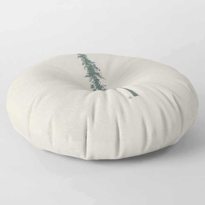 Love in the forest - tan Floor Pillow