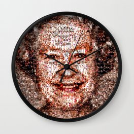 BEHIND THE FACE Queen Elizabeth | drunk and pregnant girls Wall Clock