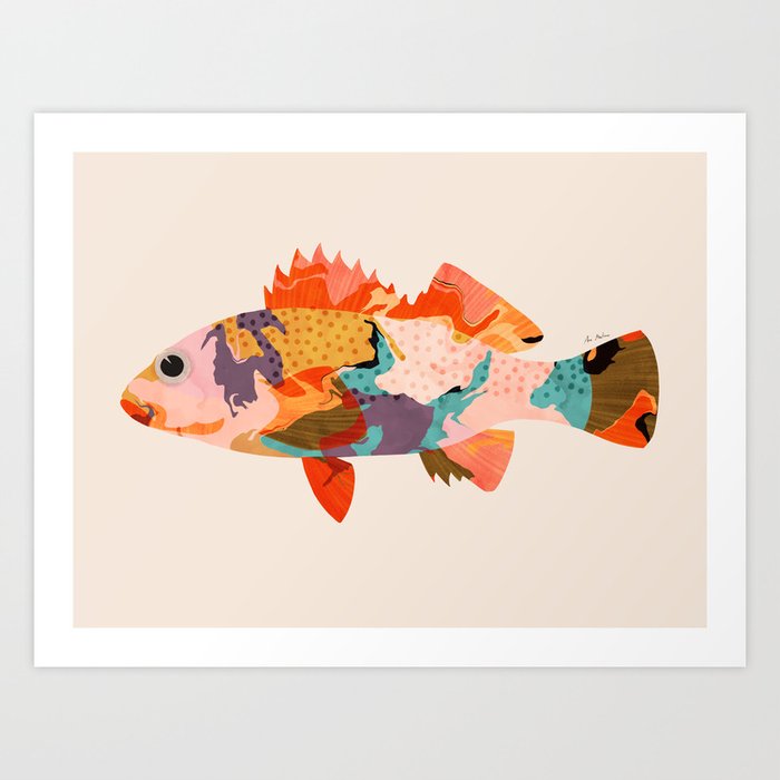 Tropical fish Art Print