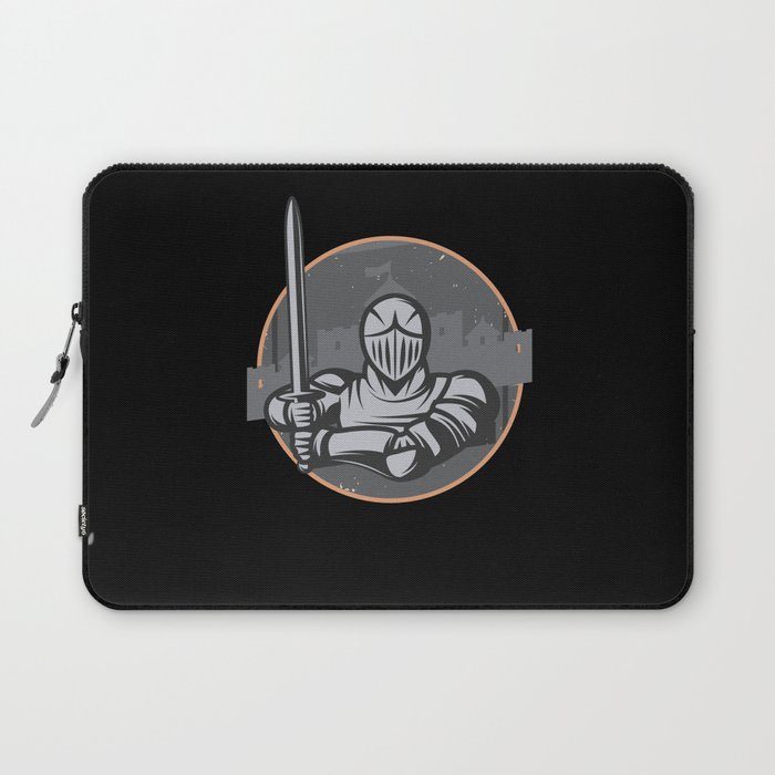 Medieval Knight Sword Roleplaying Game Laptop Sleeve