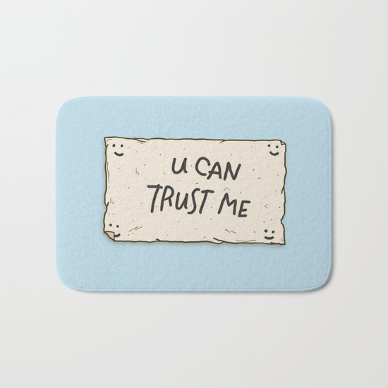 U Can Trust Me Bath Mat
