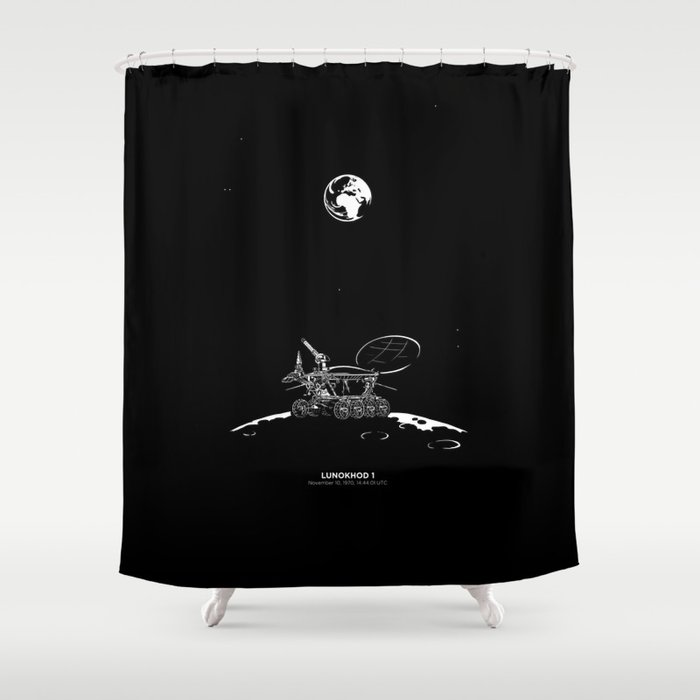 LUNOKHOD 1 Shower Curtain